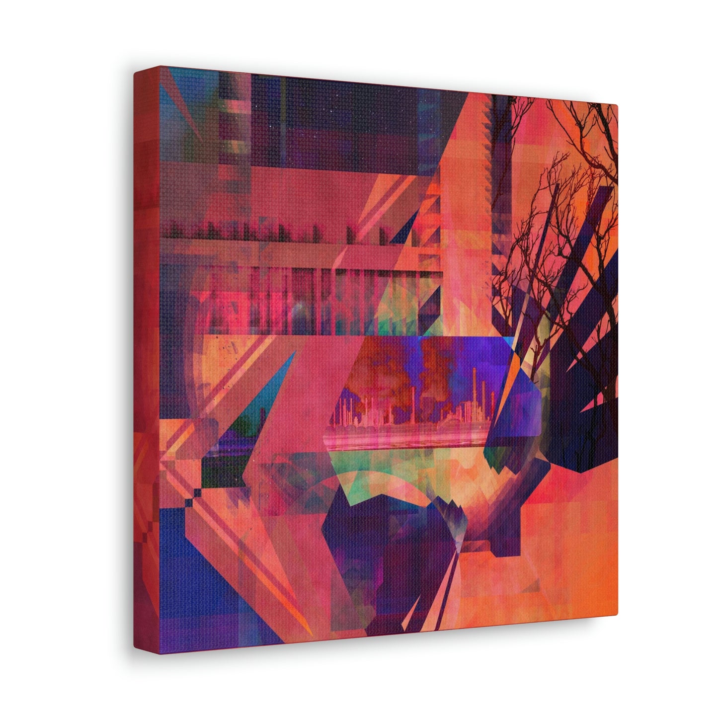 “the heart of” canvas print